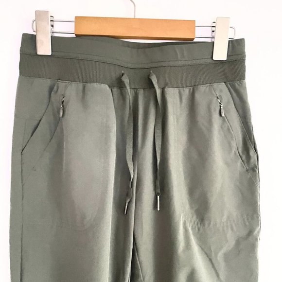 Kyodan Olive Green Elastic Waist Slouchy Dri Fit Jogger Traveller Pants Sz XS - Picture 7 of 9